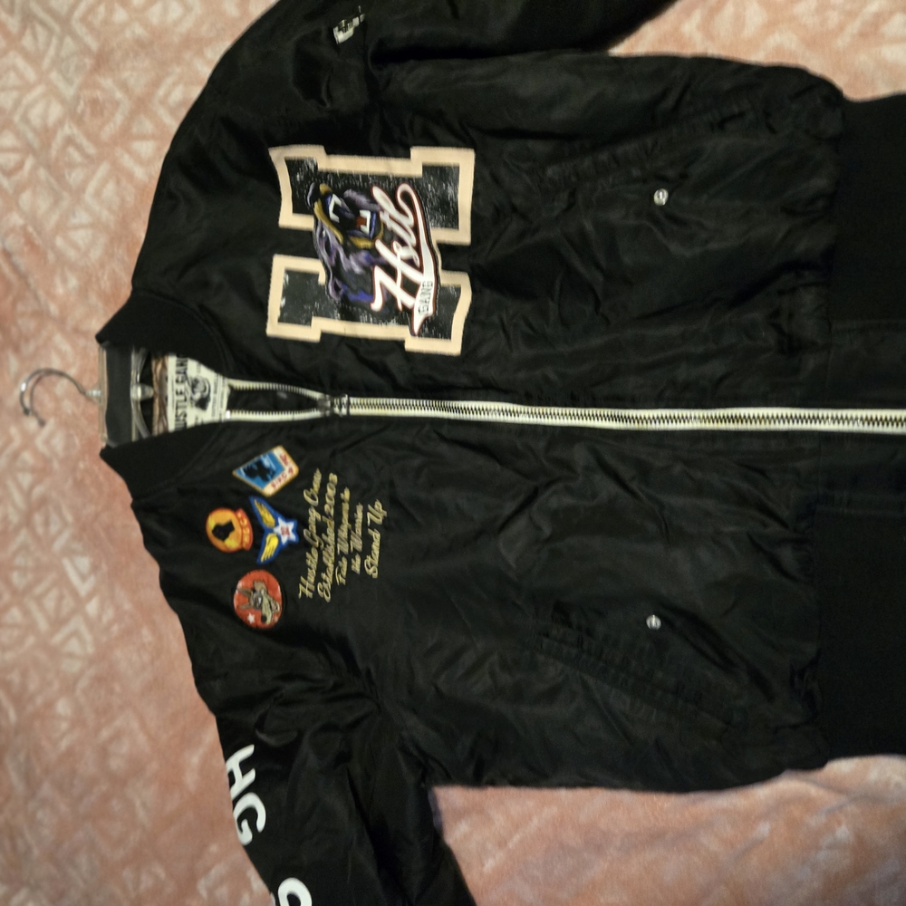 Men's Black Bomber Jacket